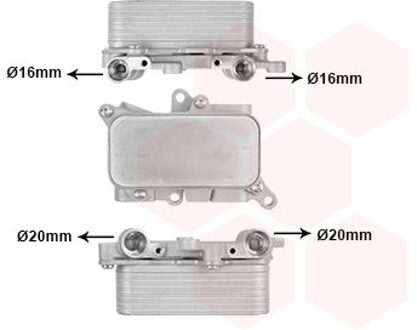 Audi Oliekoeler, automatische transmissie 03013719