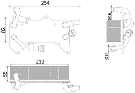 Audi Oliekoeler, automatische transmissie CLC139000P