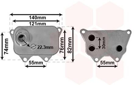 Audi Oliekoeler, motorolie 03013704