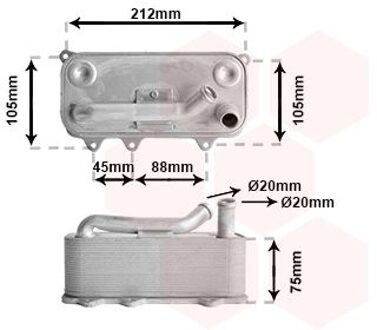 Audi Oliekoeler, motorolie 03013706
