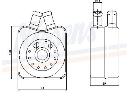 Audi Oliekoeler, motorolie 90606