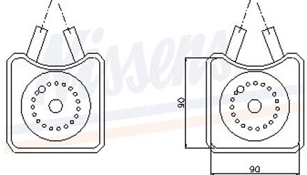 Audi Oliekoeler, motorolie 90607