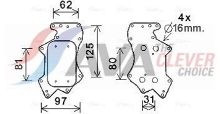 Audi Oliekoeler, motorolie AI3403
