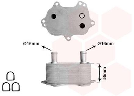 Audi Oliekoeler, motorolie *** IR PLUS *** 03013718