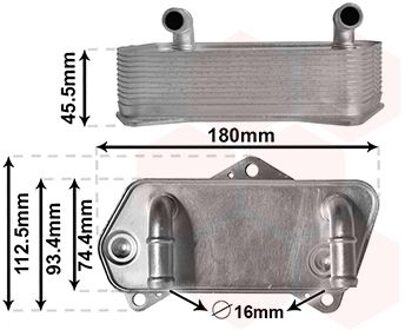 Audi Oliekoeler Voor Versnellingsbak 58013701