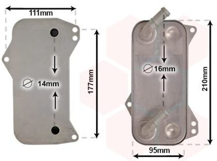 Audi oliekoeler voor versnellingsbak 58013709