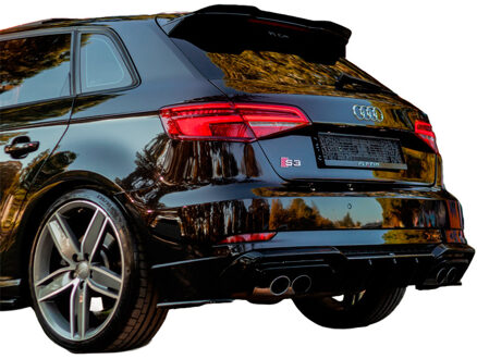 Audi Oneway Achterbumperskirt (Diffuser) passend voor Audi S3 Sportback 8V Facelift 2016-2020 OWRV21033