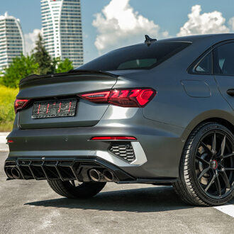 Audi Oneway Achterbumperskirts (Hoeken) passend voor Audi A3 8Y Sedan S3/S-Line 2020-2024 OWRS11062