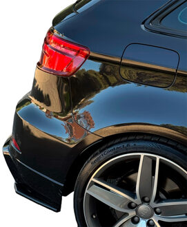 Audi Oneway Achterbumperskirts (Hoeken) passend voor Audi S3 Sportback 8V Facelift 2016-2020 OWRS11045