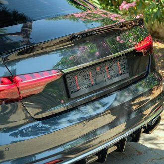 Audi Oneway Achterspoiler passend voor Audi A4 (B9) Sedan Facelift 2019-2024 - Glanzend zwart OWSP20048