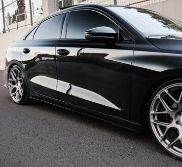 Audi Oneway Set Sideskirts passend voor Audi A3 (8Y) Sedan/Sportback 2020-2024 excl. S-Line/S3/RS3 OWSS10057