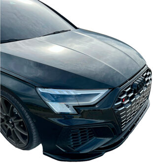 Audi Oneway Voorspoilerlip passend voor Audi A3 S-Line/S3 8Y 2020- Versie 2 - Glanzend zwart OWFS01146