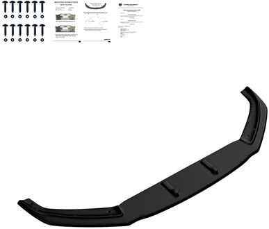 Audi Oneway Voorspoilerlip passend voor Audi TT RS 8S 2016-2020 - Glanzend zwart OWFS01090