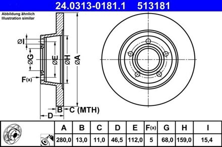 Audi Powerdisc remschijf 24031301811