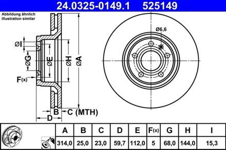 Audi Powerdisc Remschijf 24032501491