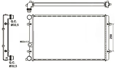 Audi Radiateur 509529A