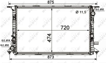 Audi Radiateur 53013