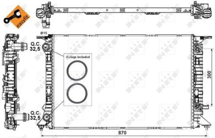 Audi Radiateur 53718
