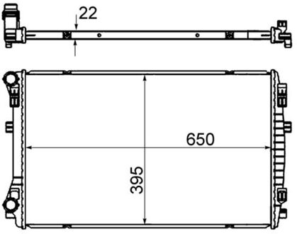 Audi Radiateur CR2054000S