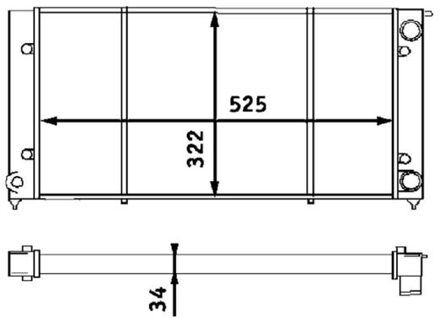 Audi Radiateur CR340001S