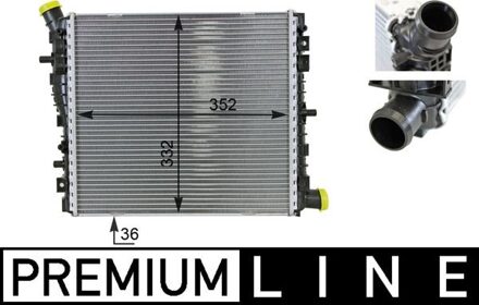 Audi Radiateur CR78000P