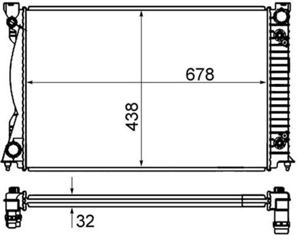 Audi Radiateur CR842000S