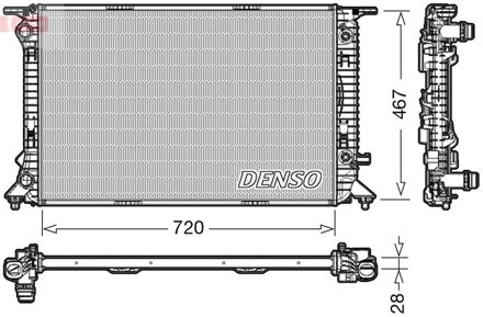 Audi Radiateur DRM02021