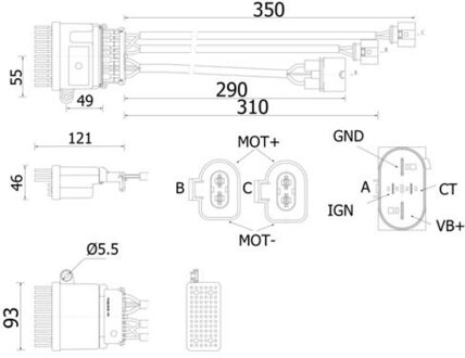 Audi Regelaar, interieurventilator ABR78000S