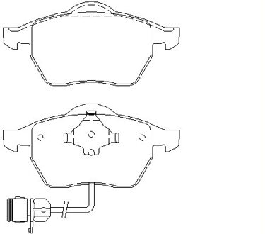 Audi Remblokken set 2067602