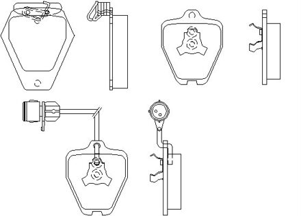 Audi Remblokken set 2145201