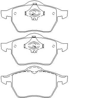 Audi Remblokken set 2162402
