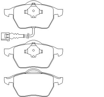Audi Remblokken set 2339201