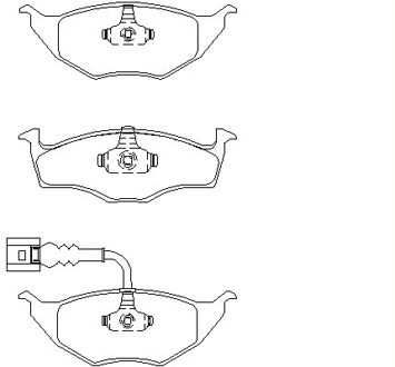Audi Remblokken set 2339502