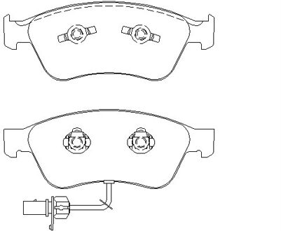 Audi Remblokken set 2389601
