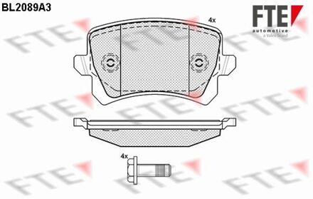 Audi Remblokken set BL2089A3