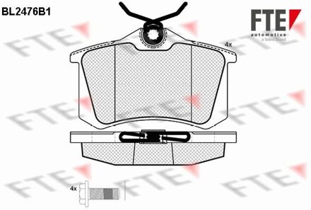 Audi Remblokken set BL2476B1
