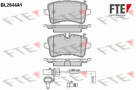 Audi Remblokken set BL2644A1