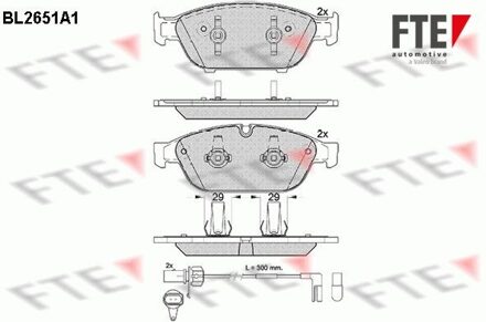 Audi Remblokken set BL2651A1