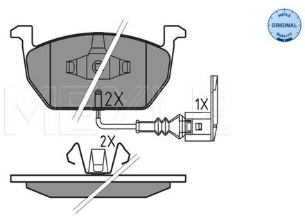 Audi Remblokkenset, schijfrem 0252203517