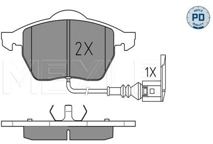 Audi Remblokkenset, schijfrem 0252339219PD