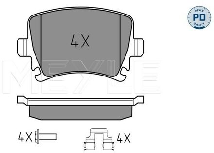 Audi Remblokkenset, schijfrem 0252391417PD