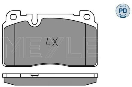 Audi Remblokkenset, schijfrem 0252564317PD