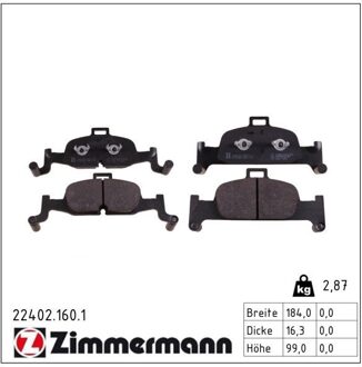 Audi Remblokkenset, schijfrem 224021601