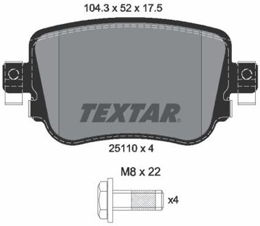 Audi Remblokkenset, schijfrem 2511003