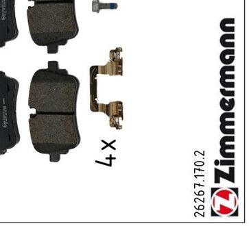 Audi Remblokkenset, schijfrem 262671702