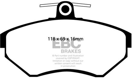 Audi Remblokkenset, schijfrem DP1112