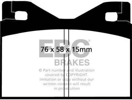 Audi Remblokkenset, schijfrem DP126