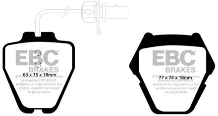 Audi Remblokkenset, schijfrem DP1348
