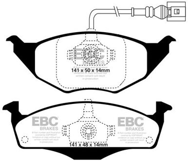 Audi Remblokkenset, schijfrem DP1432