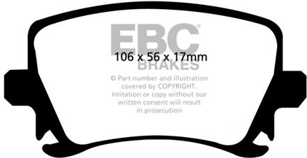 Audi Remblokkenset, schijfrem DP1518